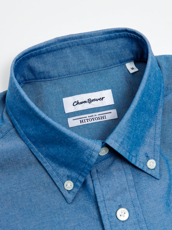 
                  
                    HITOYOSHI  ButtonDown Shirt SAXEBLUE[83303]
                  
                